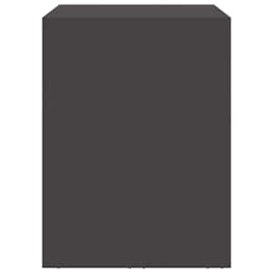 Stenska omara za garažo Črna 80 x 33 x 35 cm - slika 7