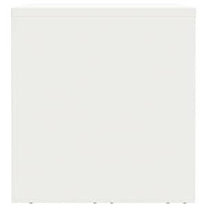 Stenska omara za garažo Bela 80 x 33 x 35 cm - slika 7