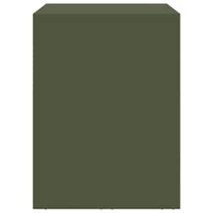 Stenska omara za garažo Olivno zelena 80 x 33 x 35 cm - slika 7