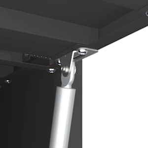 Stenska omara za garažo Črna 60 x 33 x 35 cm - slika 10