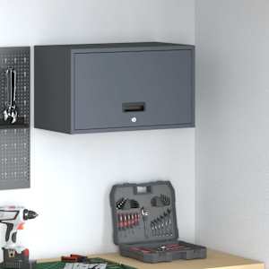 Stenska omara za garažo Antracit 60 x 33 x 35 cm