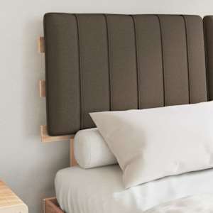 Rám postele s čalouněným čelem s čelo Taupe 135 x 190 cm - obrázek 3