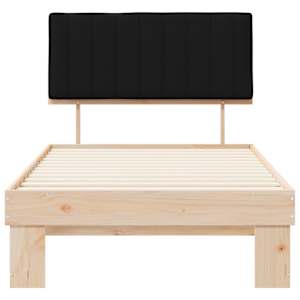 Rám postele s čalouněným čelem s čelo Černá 100 x 200 cm - obrázek 5