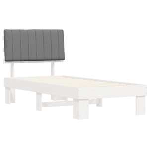 Rám postele s čalouněným čelem s čelo Světle šedá 90 x 200 cm - obrázek 4