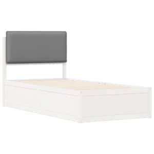 Rám postele s čalouněným čelem s čelo Světle šedá 100 x 200 cm - obrázek 4