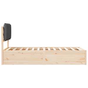 Rám postele s čalouněným čelem s čelo Tmavě šedá 80 x 200 cm - obrázek 6