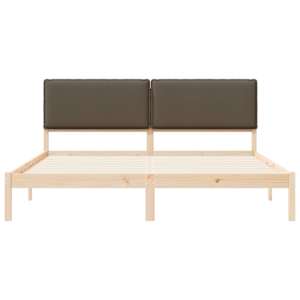 Rám postele s čalouněným čelem s čelo Taupe 180 x 200 cm - obrázek 5