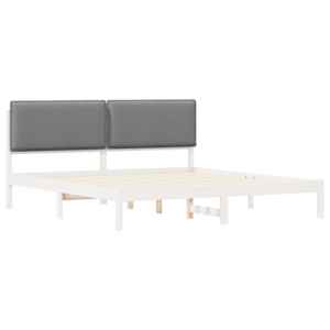 Rám postele s čalouněným čelem s čelo Světle šedá 180 x 200 cm - obrázek 4