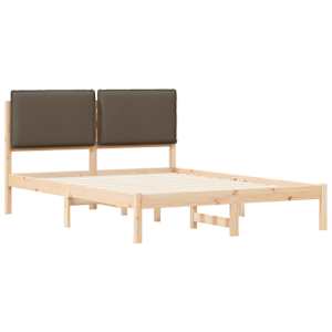 Rám postele s čalouněným čelem s čelo Taupe 135 x 190 cm - obrázek 4