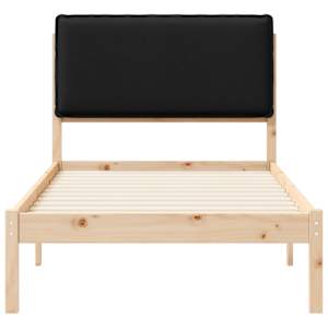 Rám postele s čalouněným čelem s čelo Černá 100 x 200 cm - obrázek 5