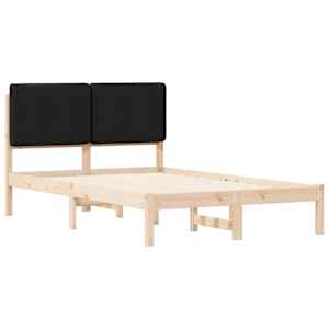 Rám postele s čalouněným čelem s čelo Černá 120 x 200 cm - obrázek 4