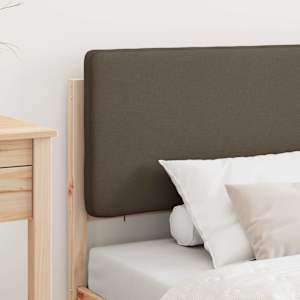 Rám postele s čalouněným čelem s čelo Taupe 80 x 200 cm - obrázek 3