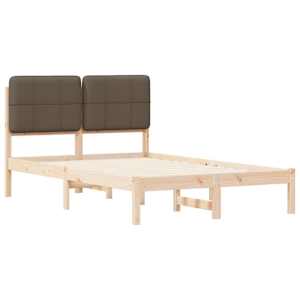 Rám postele s čalouněným čelem s čelo Taupe 120 x 190 cm - obrázek 4