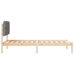 Rám postele s čalouněným čelem s čelo Světle šedá 100 x 200 cm - obrázek 6