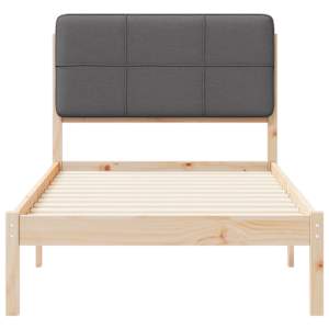 Rám postele s čalouněným čelem s čelo Tmavě šedá 80 x 200 cm - obrázek 5