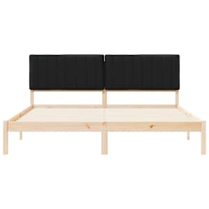 Rám postele s čalouněným čelem Černý 180 x 200 cm - obrázek 4