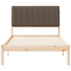 Rám postele s čalouněným čelem Taupe 100 x 200 cm - obrázek 5