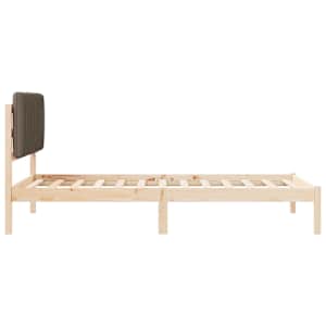 Rám postele s čalouněným čelem Taupe 100 x 200 cm - obrázek 6