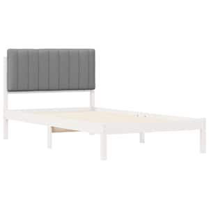 Rám postele s čalouněným čelem Světle šedá 100 x 200 cm - obrázek 4