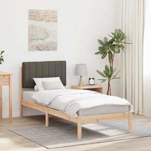 Rám postele s čalouněným čelem Taupe 75 x 190 cm - obrázek 1
