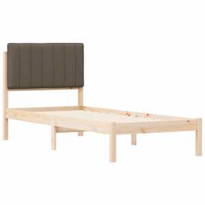 Rám postele s čalouněným čelem Taupe 75 x 190 cm - obrázek 4