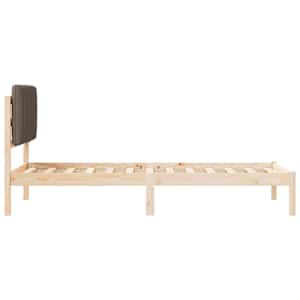 Rám postele s čalouněným čelem Taupe 75 x 190 cm - obrázek 6