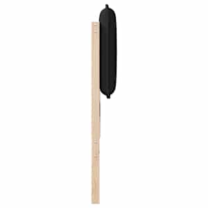 Čalouněné čelo postele s čelo Přirozená a černá 160 cm - obrázek 5