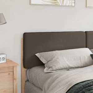 Čalouněné čelo postele s čelo Hnědá a taupe 180 cm - obrázek 3