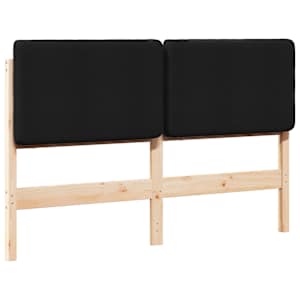 Čalouněné čelo postele s čelo Hnědá a černá 150 cm - obrázek 2