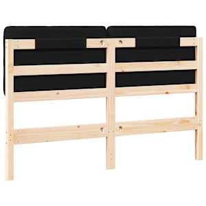 Čalouněné čelo postele s čelo Hnědá a černá 150 cm - obrázek 6