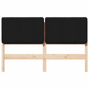Čalouněné čelo postele s čelo Hnědá a černá 150 cm - obrázek 4