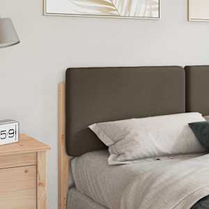 Čalouněné čelo postele s čelo Hnědá a taupe 140 cm - obrázek 3
