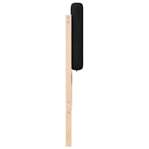 Čalouněné čelo postele s čelo Hnědá a černá 120 cm - obrázek 5