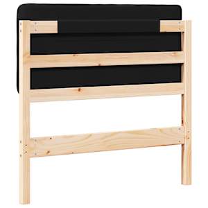 Čalouněné čelo postele s čelo Hnědá a černá 100 cm - obrázek 6
