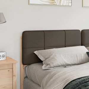 Čalouněné čelo postele s čelo Hnědá a taupe 180 cm - obrázek 3