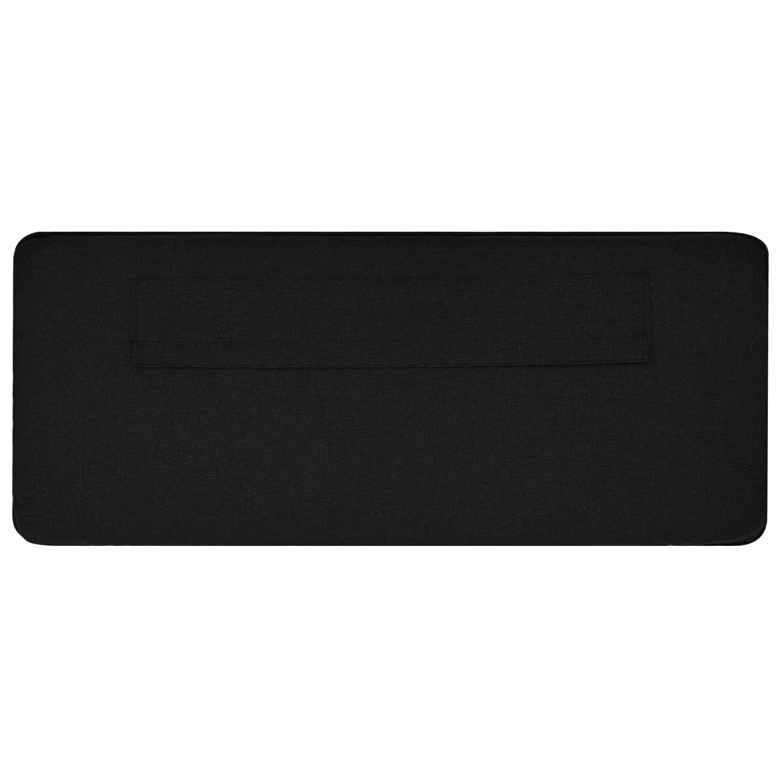 Gestoffeerd hoofdbord Bruin en zwart 150 cm Massief grenenhout image 8