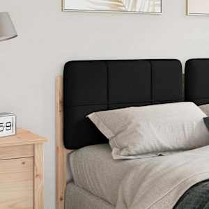 Čalouněné čelo postele s čelo Hnědá a černá 150 cm - obrázek 3