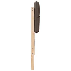 Čalouněné čelo postele Hnědá a taupe 75 cm Masivní borové dřevo - obrázek 5