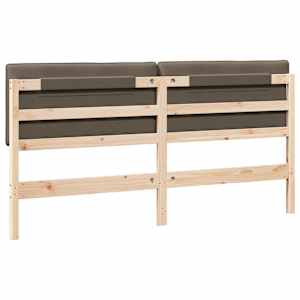 Čalouněné čelo postele s čelo Hnědá a taupe 180 cm - obrázek 6