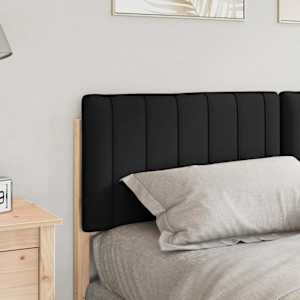 Čalouněné čelo postele s čelo Hnědá a černá 150 cm - obrázek 3