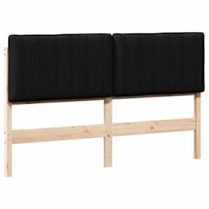 Čalouněné čelo postele s čelo Hnědá a černá 150 cm - obrázek 2