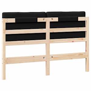 Čalouněné čelo postele s čelo Hnědá a černá 150 cm - obrázek 6