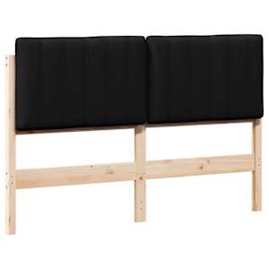 Čalouněné čelo postele s čelo Hnědá a černá 135 cm - obrázek 2