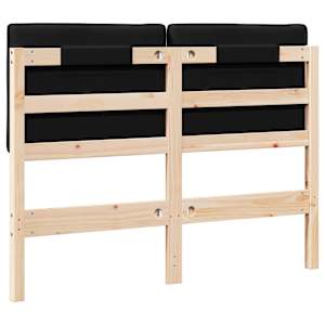 Čalouněné čelo postele s čelo Hnědá a černá 120 cm - obrázek 6