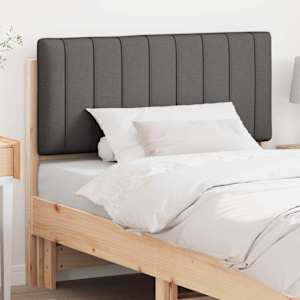 Tapecirano vzglavje z vzglavjem Rjava in temno siva 100 cm