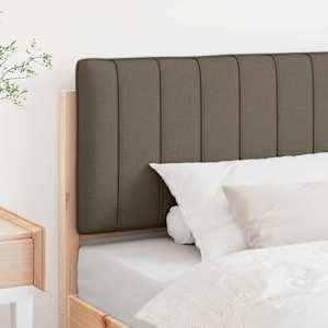 Čalouněné čelo postele s čelo Hnědá a taupe 100 cm - obrázek 3