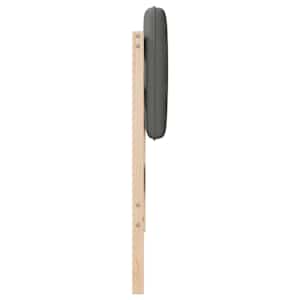 Čalouněné čelo postele s čelo Hnědá a světle šedá 90 cm - obrázek 5
