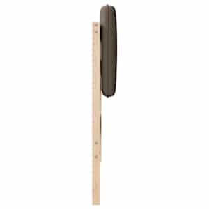 Čalouněné čelo postele Hnědá a taupe 75 cm Masivní borové dřevo - obrázek 5