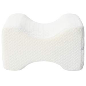 Knee Pillow Bílý Paměťová pěna a polyester 26 x 21,5 x 15 cm - obrázek 4