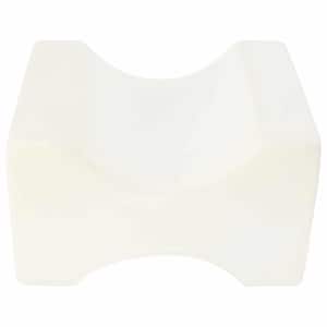 Knee Pillow Bílý Paměťová pěna a polyester 26 x 21,5 x 15 cm - obrázek 5